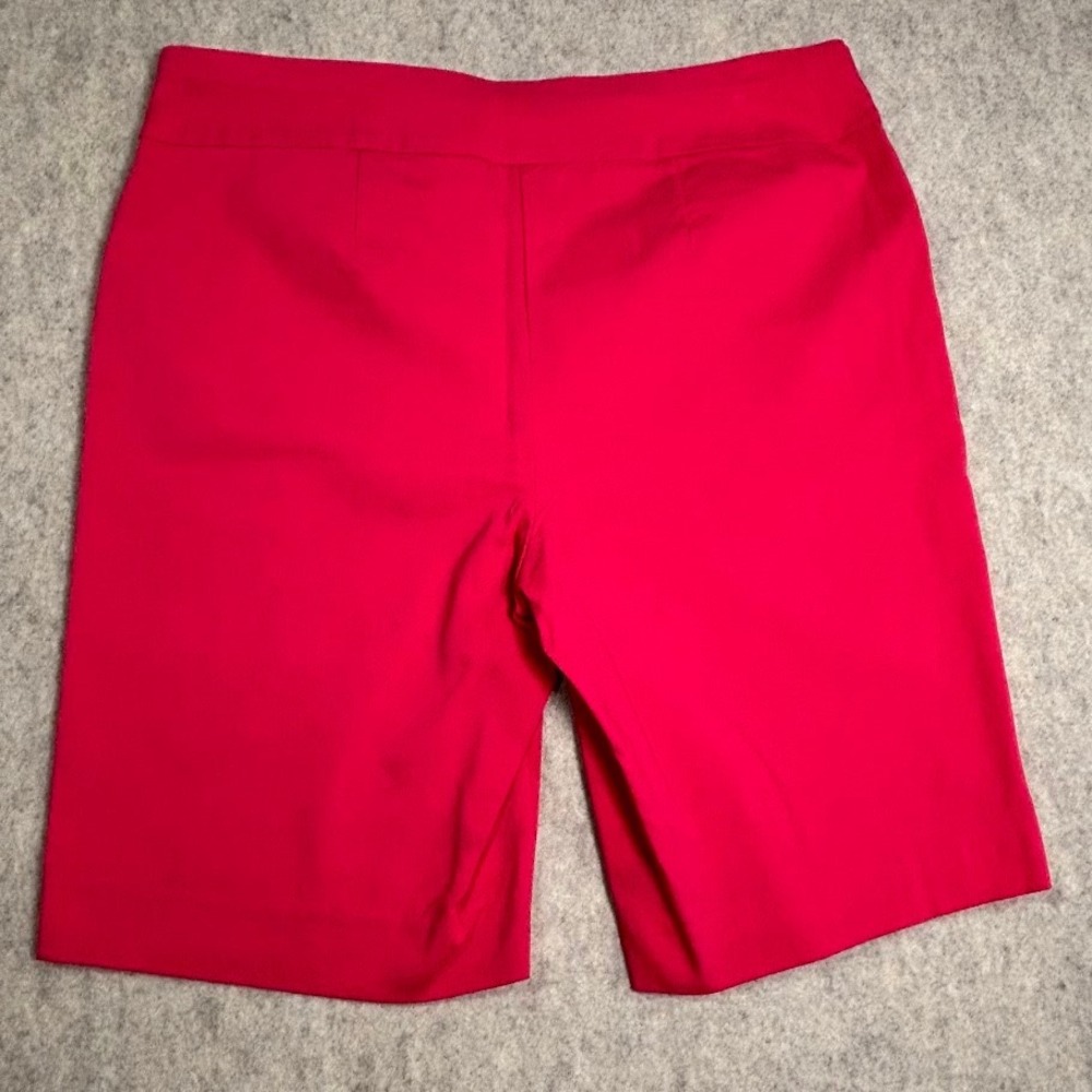 Chico's Perfect Stretch Shorts Wmn 2.5 Pink Pull On Bermuda Classic Chic Trendy - Picture 2 of 9